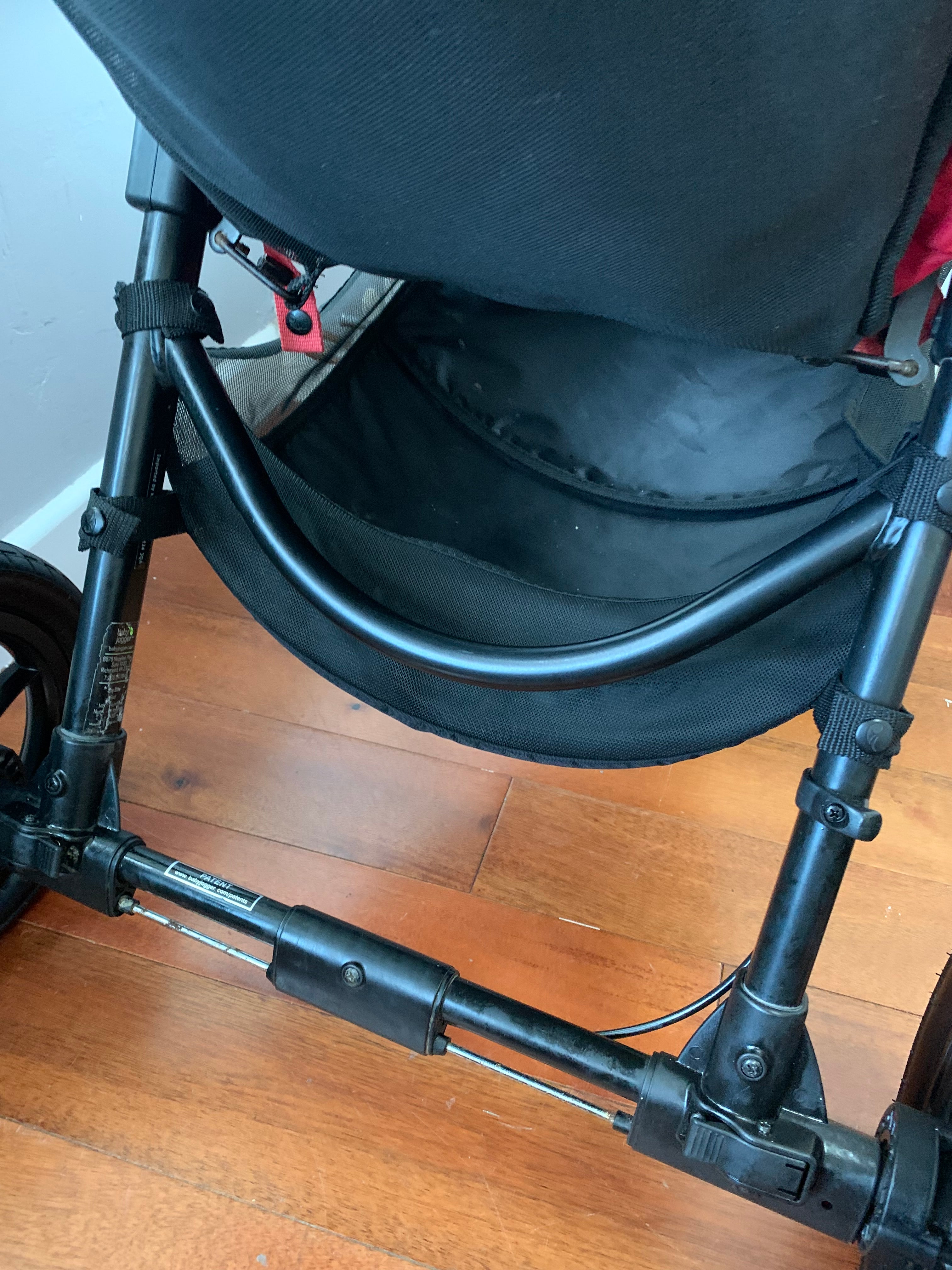 Baby Jogger City Elite All-Terrain Buggy & Carrycot - Red, Footmuff Included
