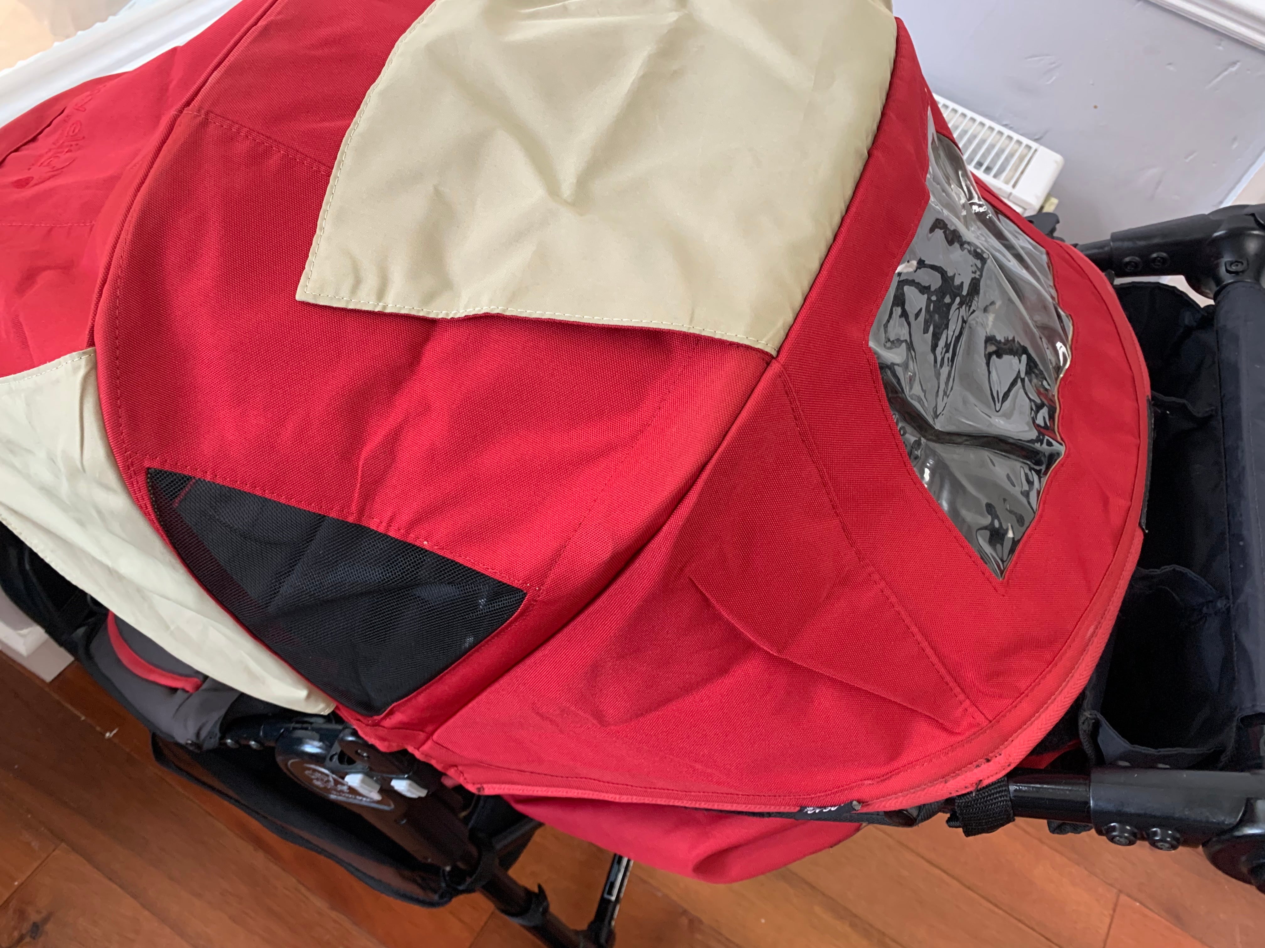 Baby Jogger City Elite All-Terrain Buggy & Carrycot - Red, Footmuff Included