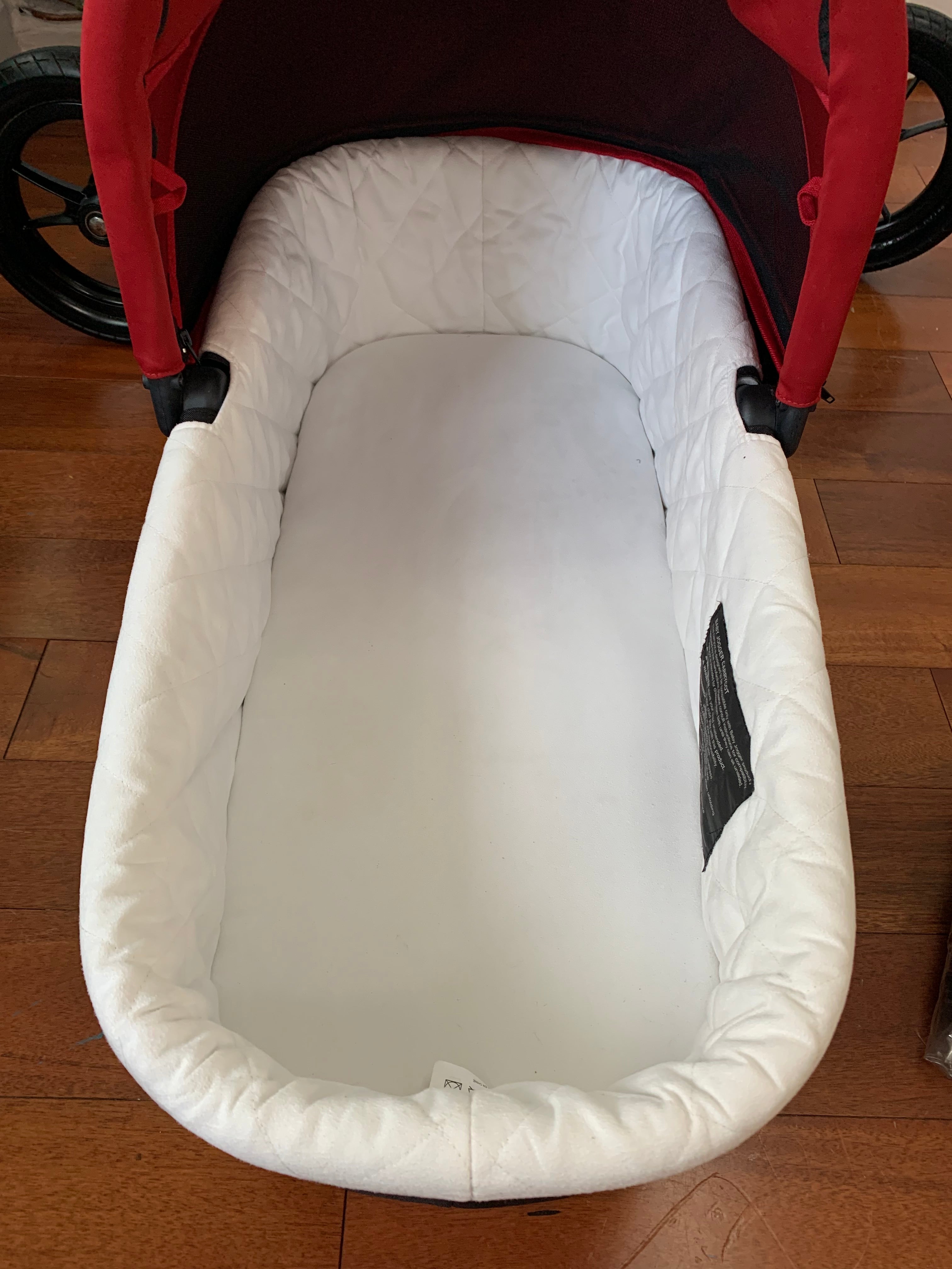 Baby Jogger City Elite All-Terrain Buggy & Carrycot - Red, Footmuff Included