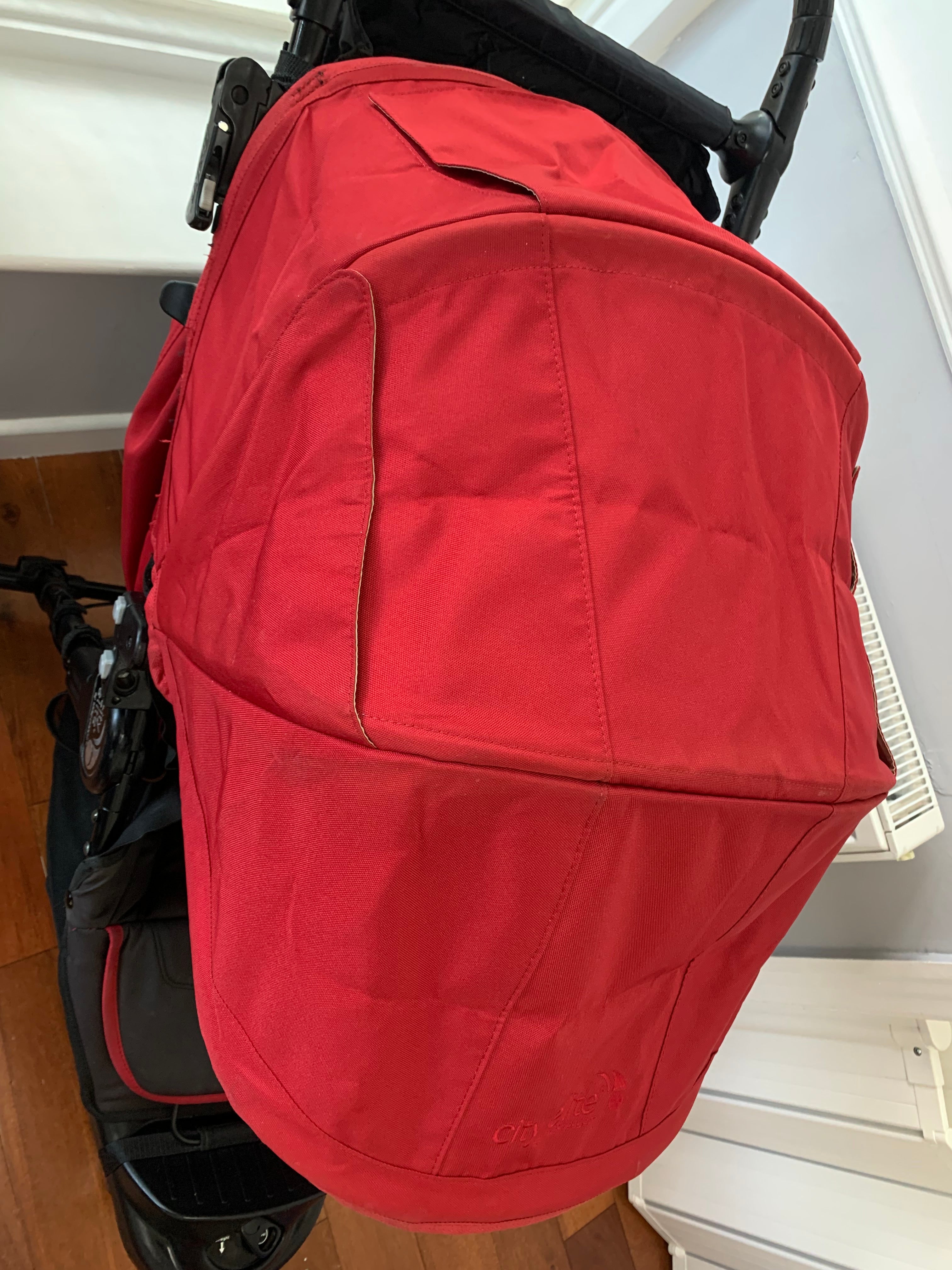 Baby Jogger City Elite All-Terrain Buggy & Carrycot - Red, Footmuff Included
