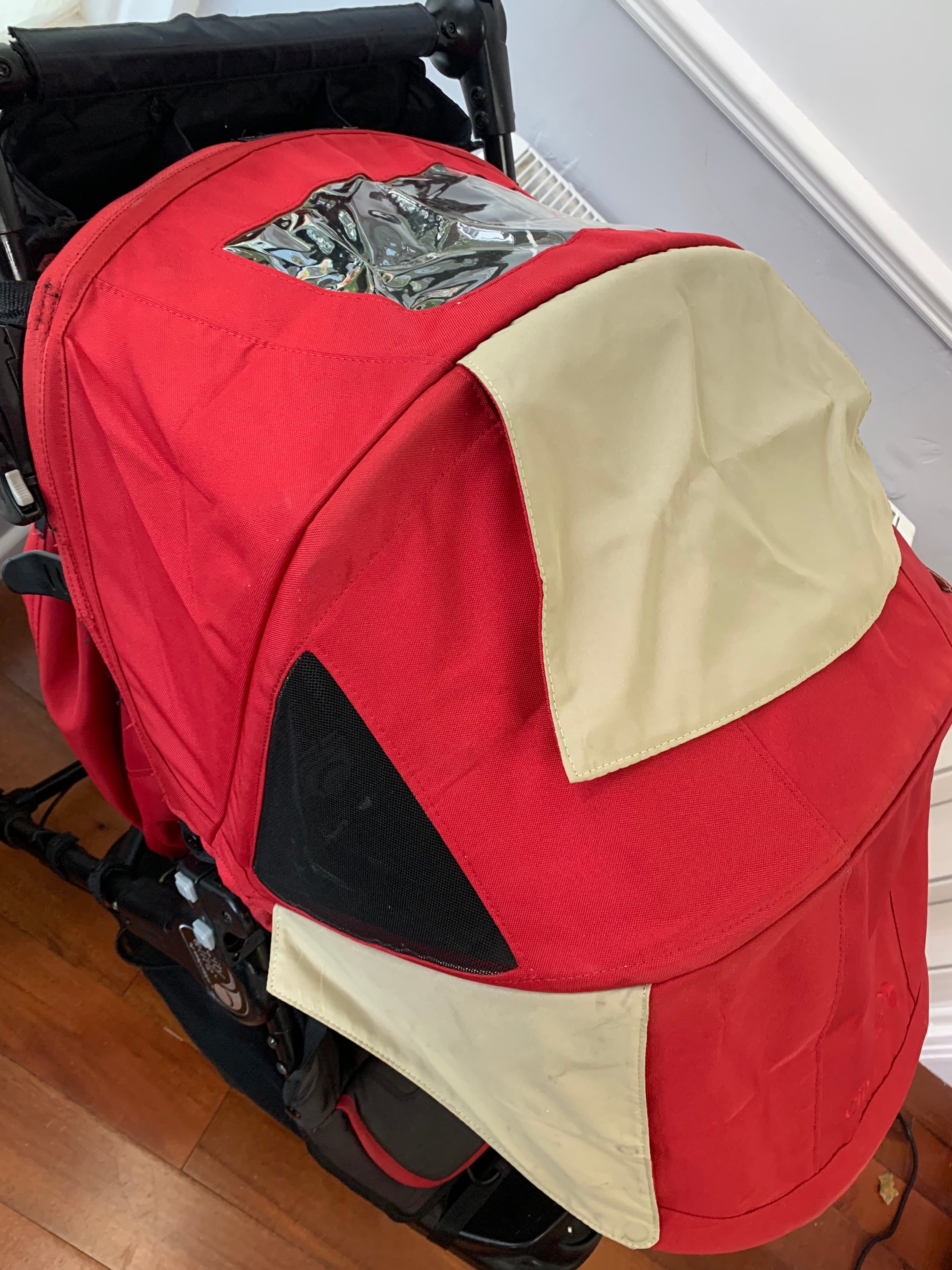 Baby Jogger City Elite All-Terrain Buggy & Carrycot - Red, Footmuff Included