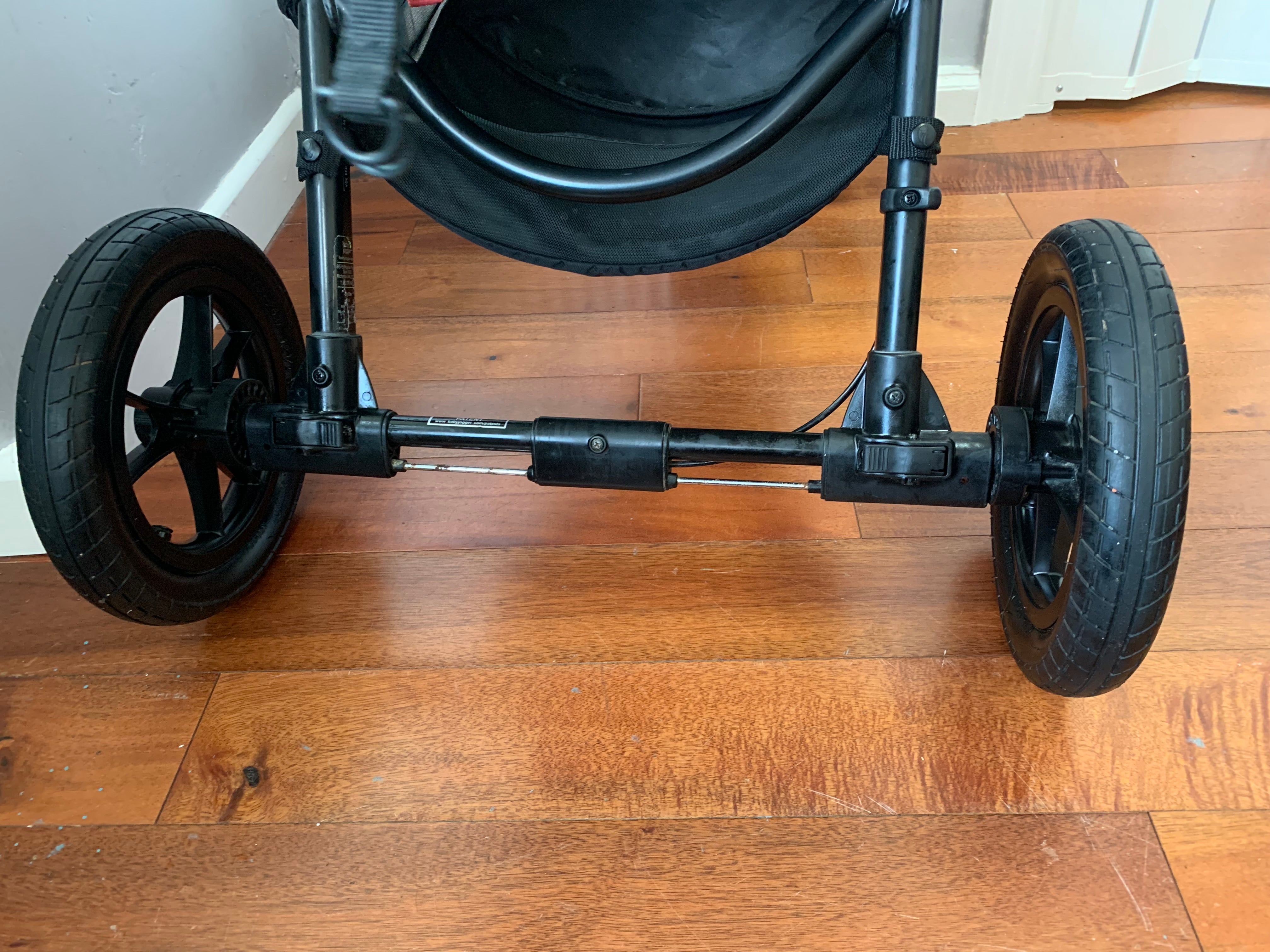 Baby Jogger City Elite All-Terrain Buggy & Carrycot - Red, Footmuff Included
